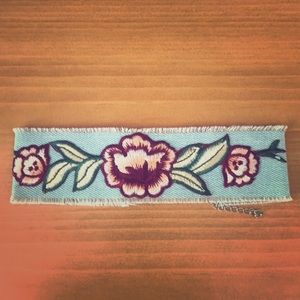 For Mel 🌹 Floral Denim Choker
